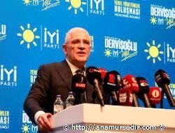 İYİ PARTİ GENEL BAŞKANI MUSAVVAT DERVİŞOĞLU MERSİN'DE